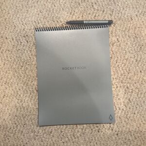 Rocketbook Gray Reusable Notebook with Pen